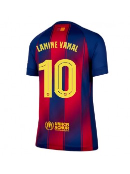 Barcelona Lamine Yamal #10 Replika Hemmakläder Dam 2025-26 Kortärmad